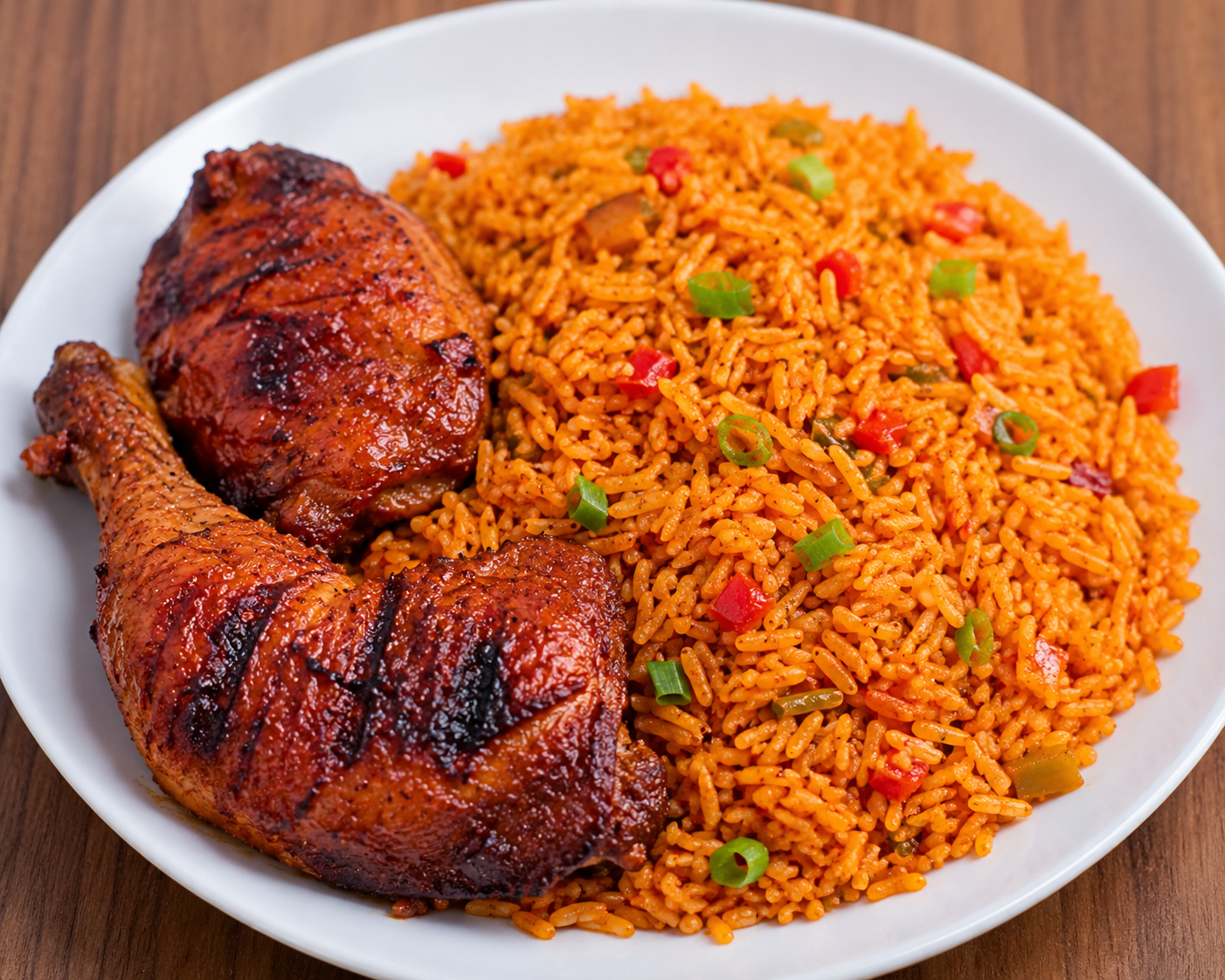 Jollof Rice with Chicken