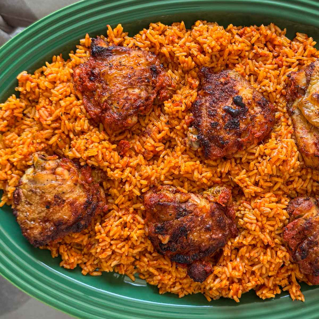 Jollof Rice with Chicken