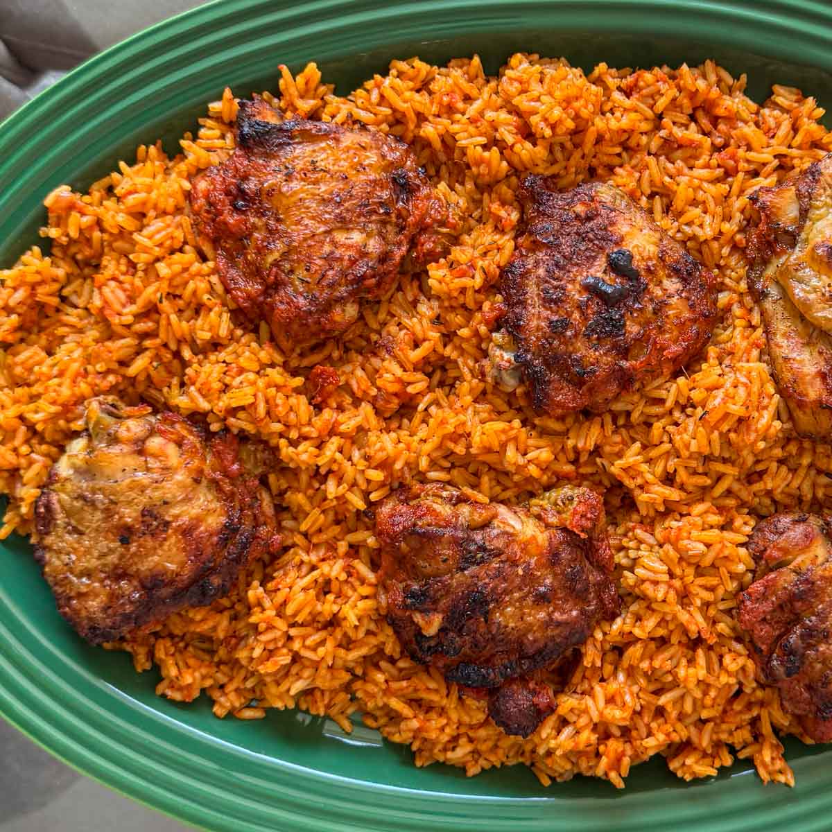 Jollof Rice with Chicken